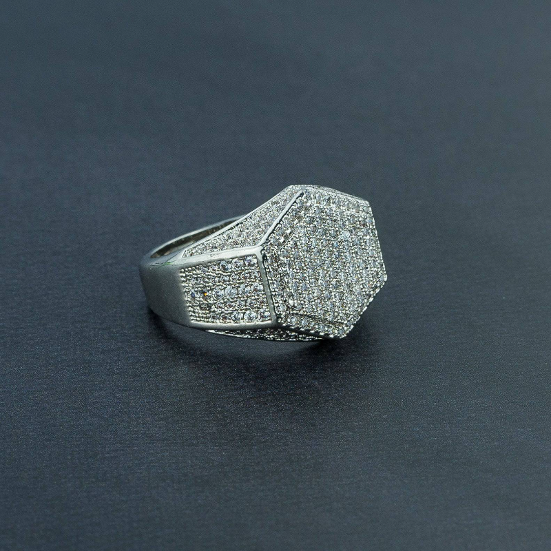 ICERIME Hexagon Ring