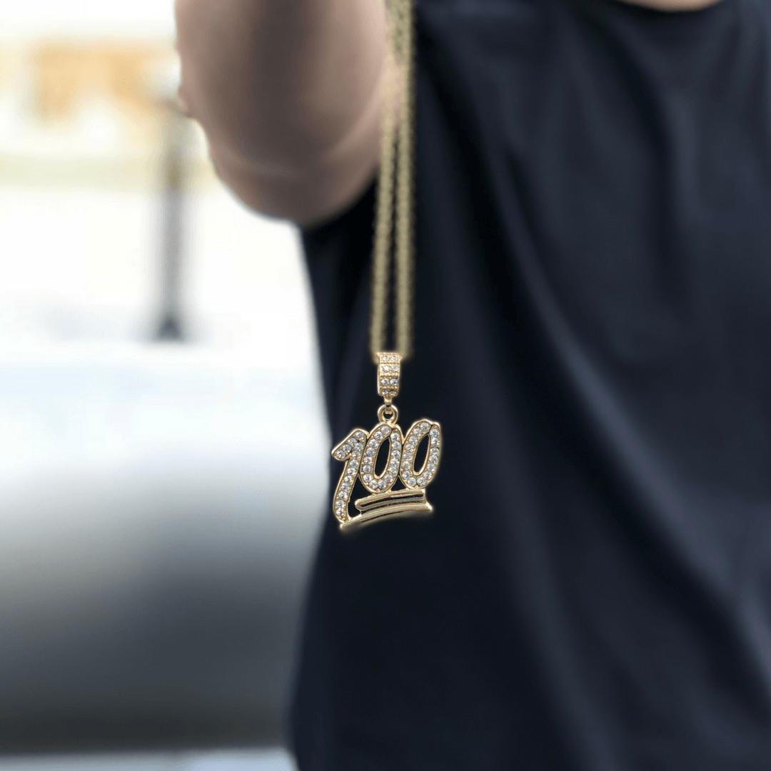 100 Pendant w/ Free Rope Chain