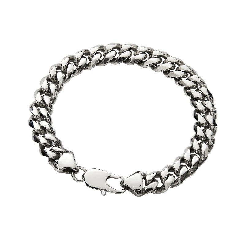 6/8/10/12mm wide men's titanium steel necklace stainless steel Cuban chain