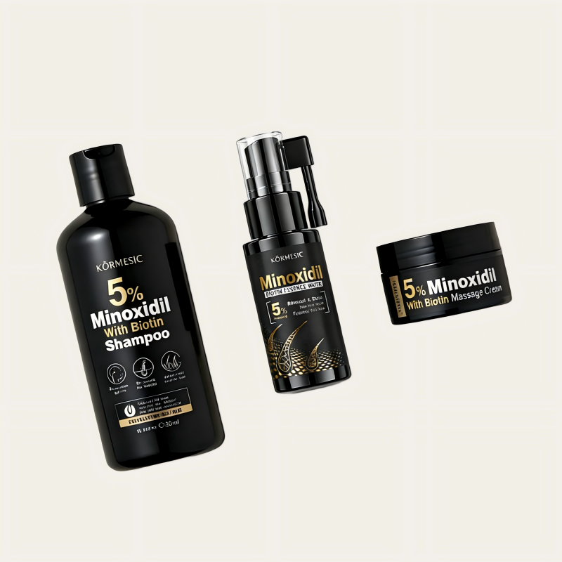 KORMESIC 5% Minoxidil Biotin Scalp Massage Cream | Supports Thicker Hair