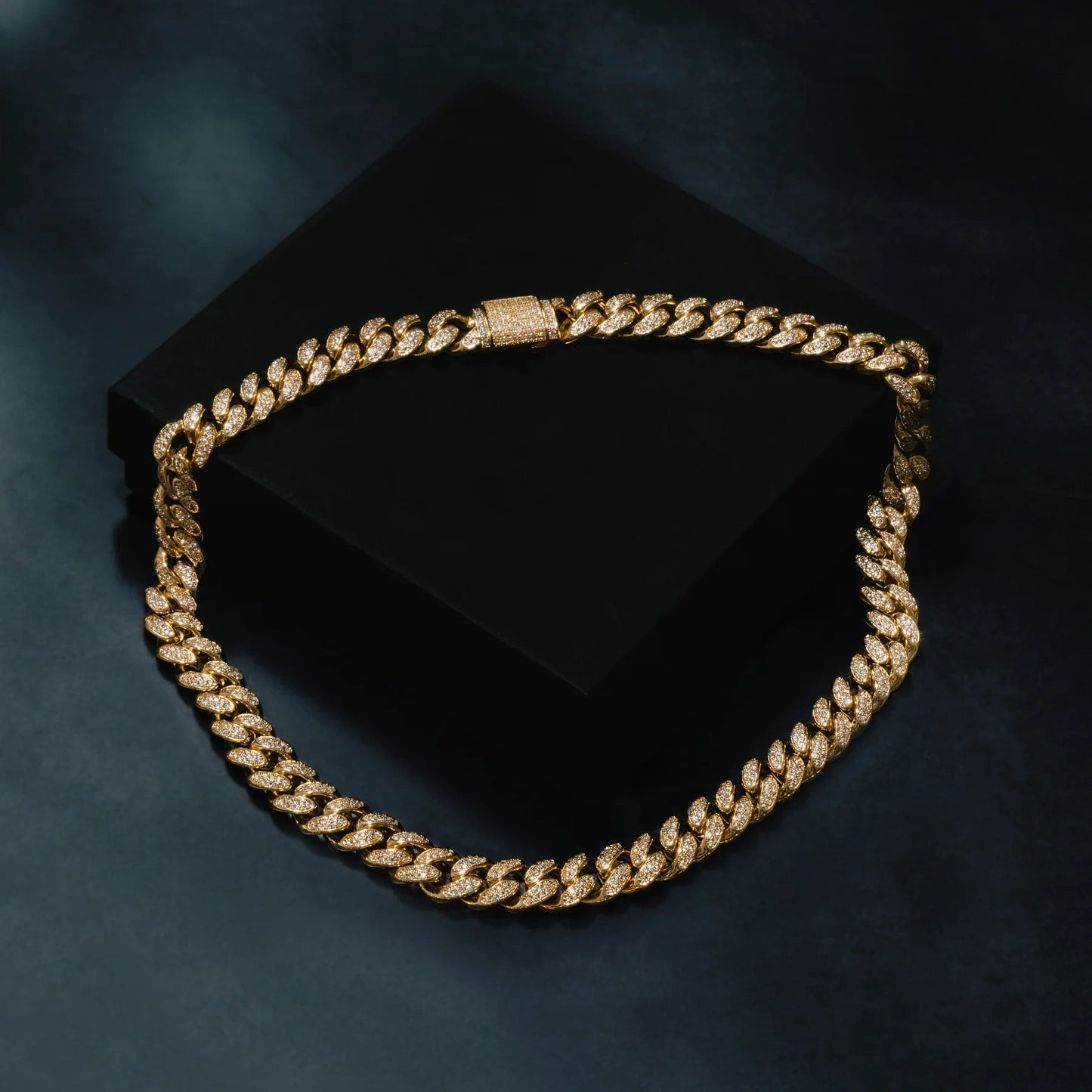 ICERIME 12mm Cuban Chain & Bracelet Bundle