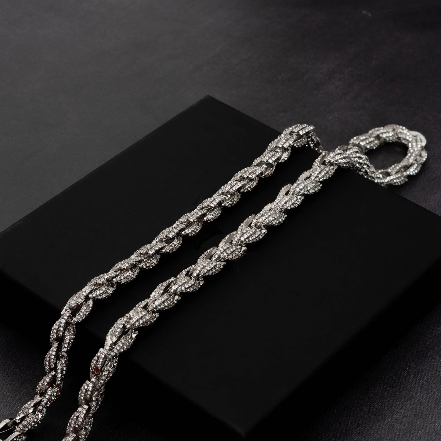 9mm Iced Rope Chain