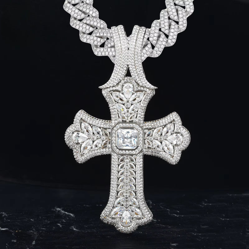 Zircon Luxury Cross Pendant