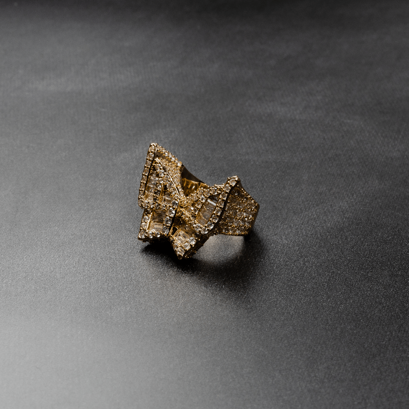 Iced Butterfly Ring