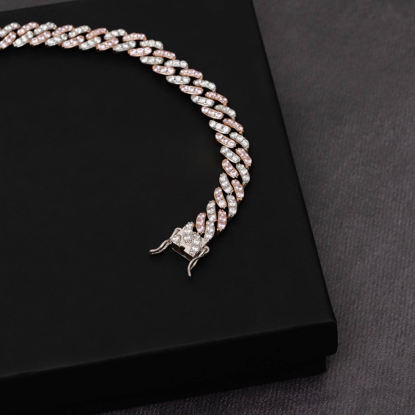 9mm Rose Gold Prong Bracelet