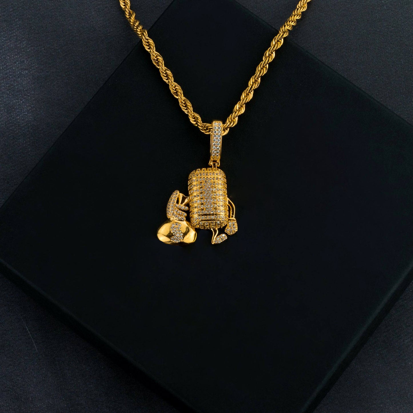 Mic Stacks Pendant