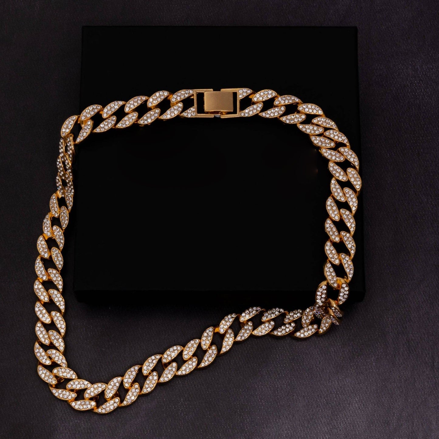 15mm Iced Cuban Chain