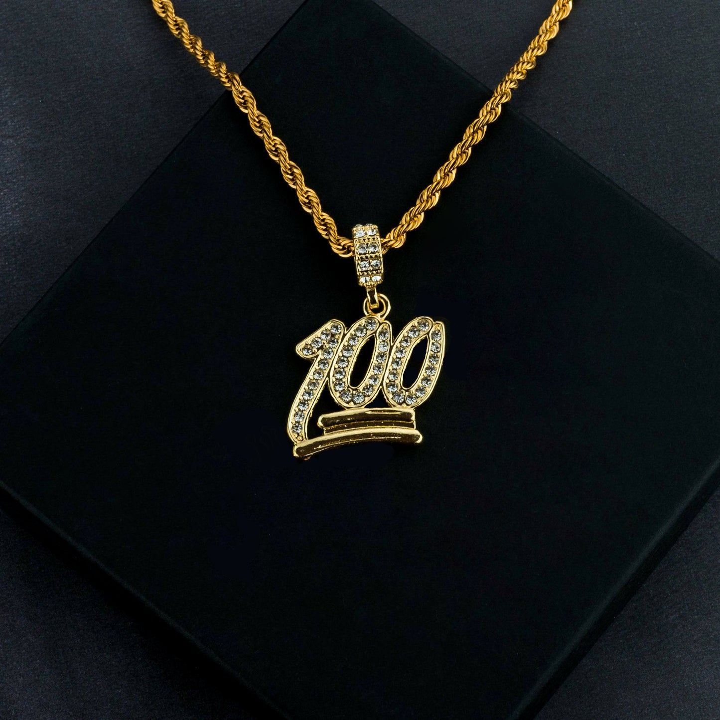 100 Pendant w/ Free Rope Chain