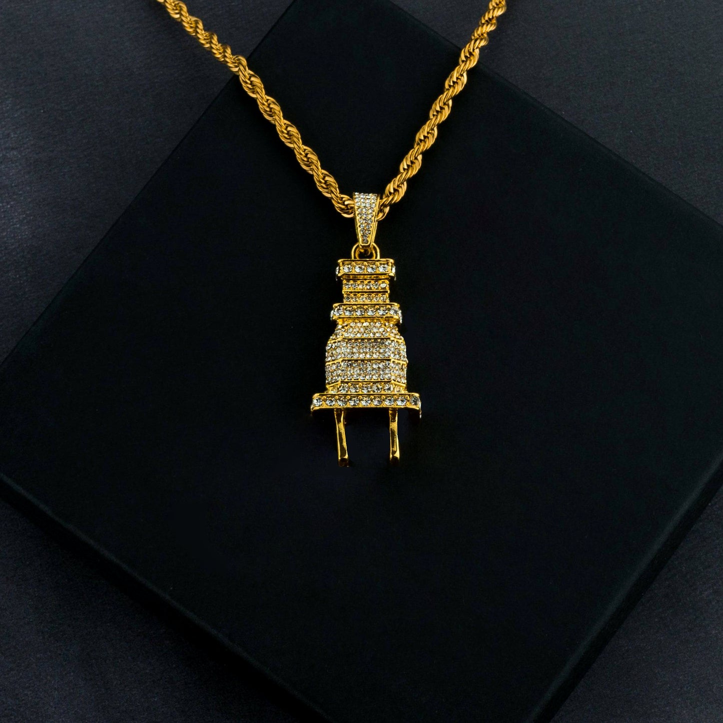 Iced Plug Pendant