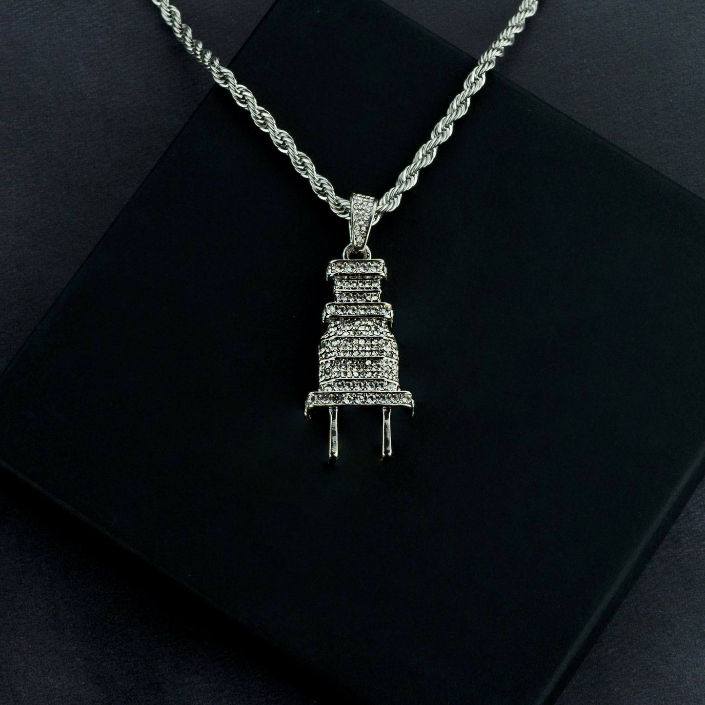 Iced Plug Pendant