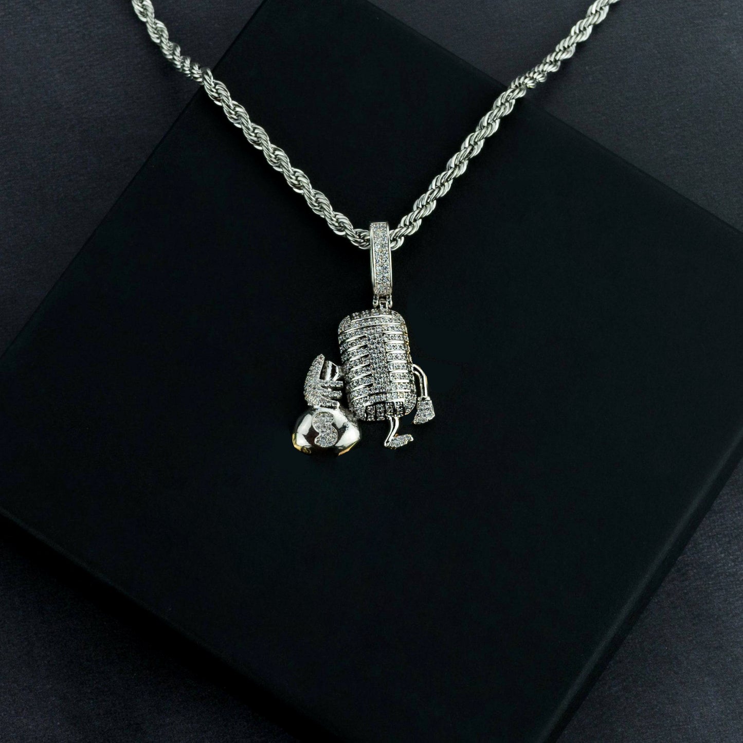 Mic Stacks Pendant