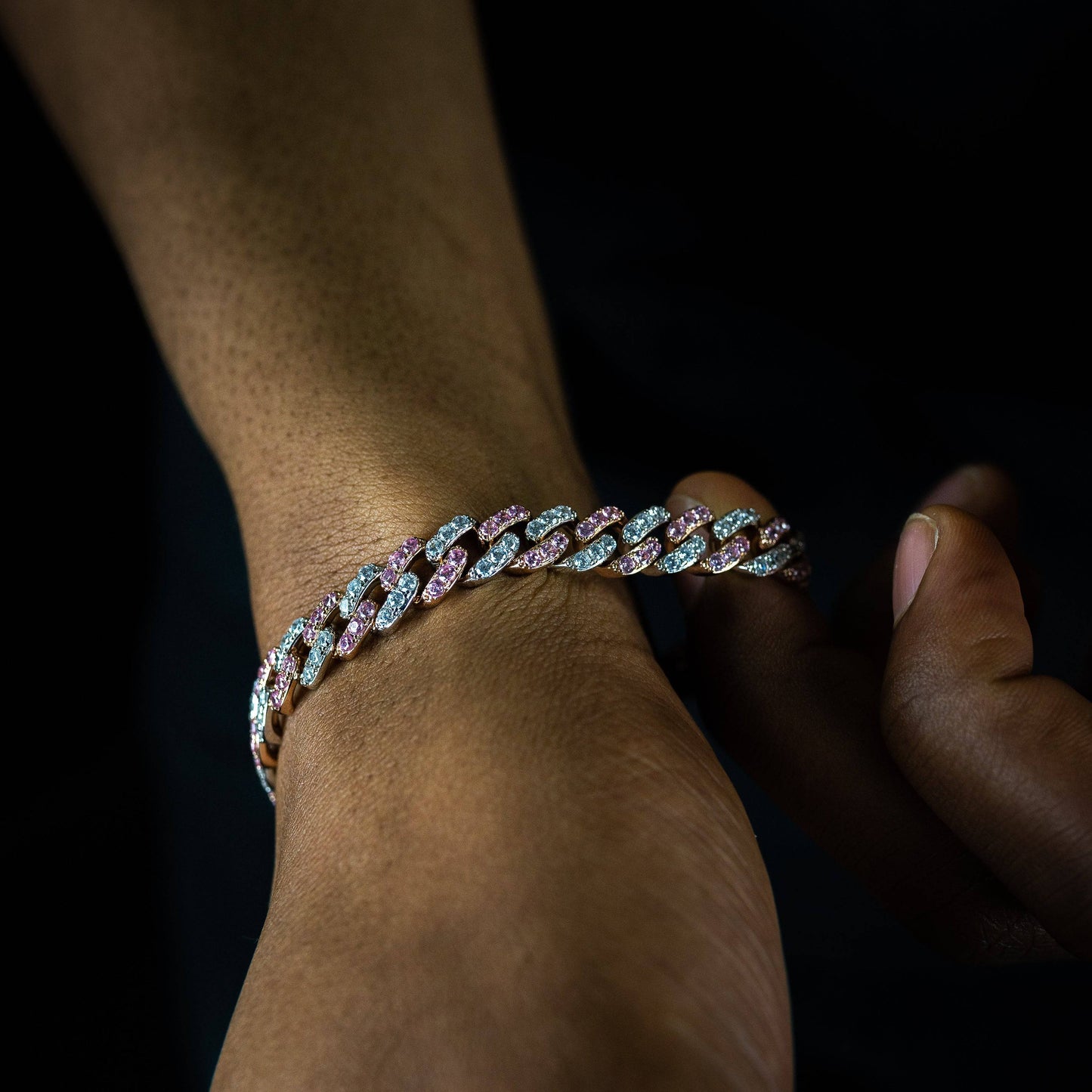 9mm Rose Gold Prong Bracelet