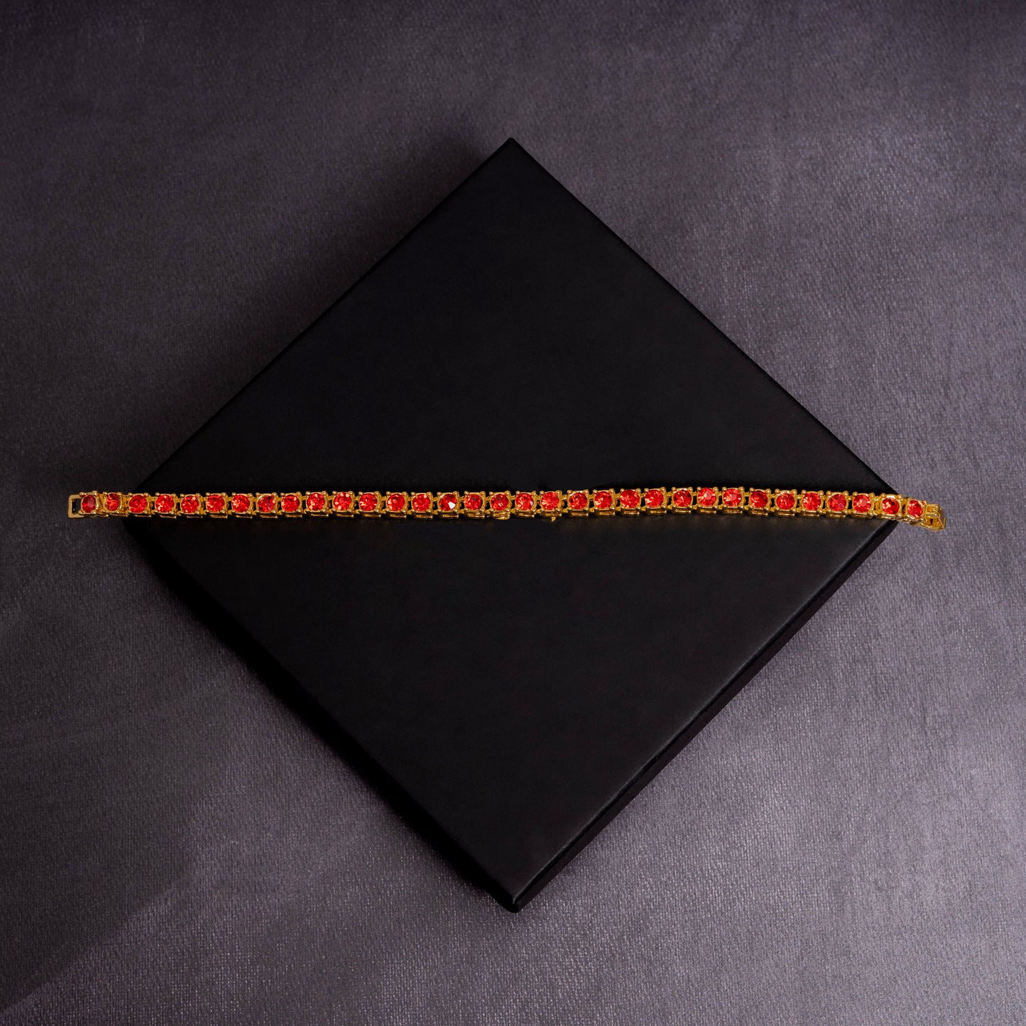 5mm Coloured 1 Row Tennis Bracelet