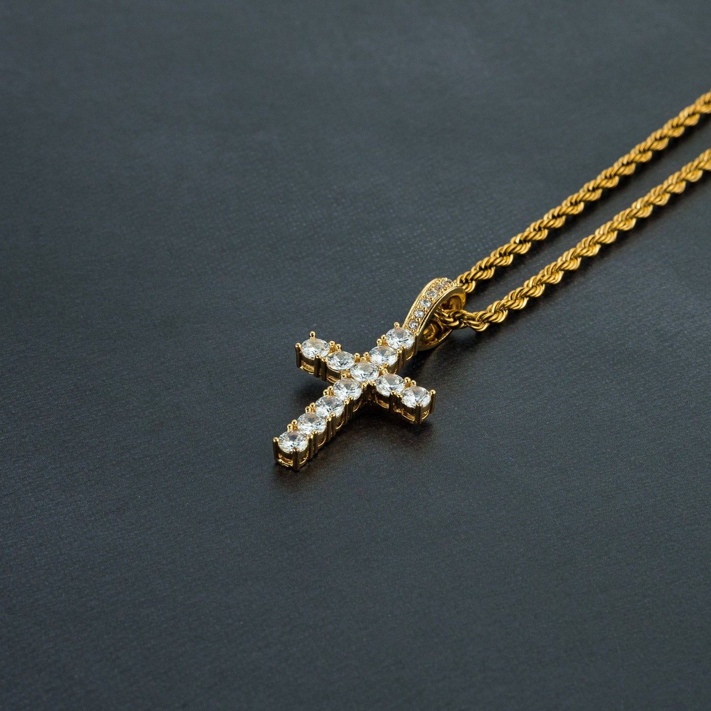 Holy Cross Iced Pendant