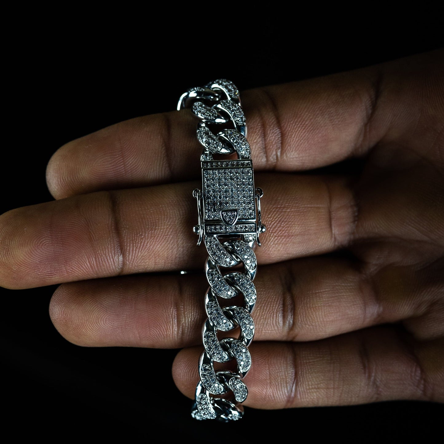 14mm Iced Cuban Bracelet