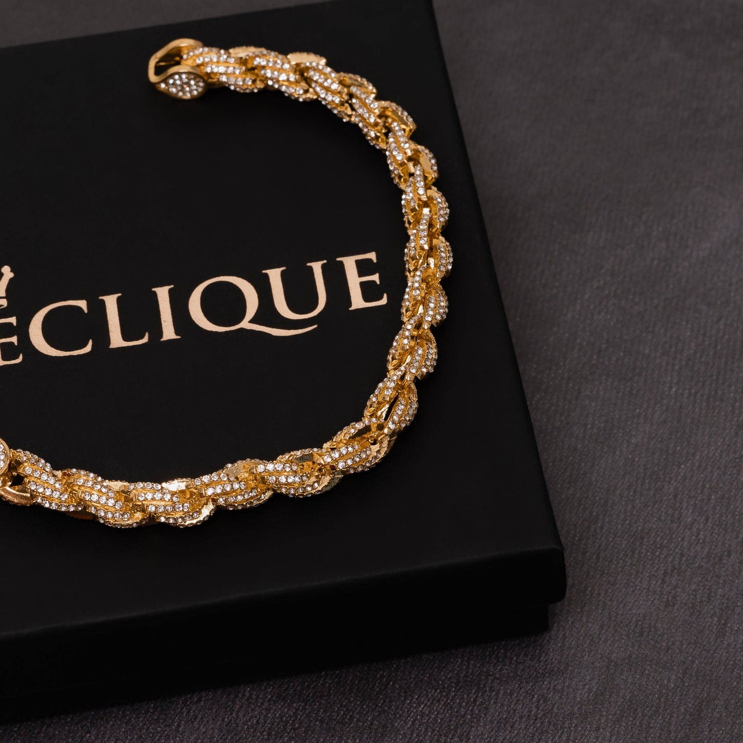9mm Iced Rope Bracelet