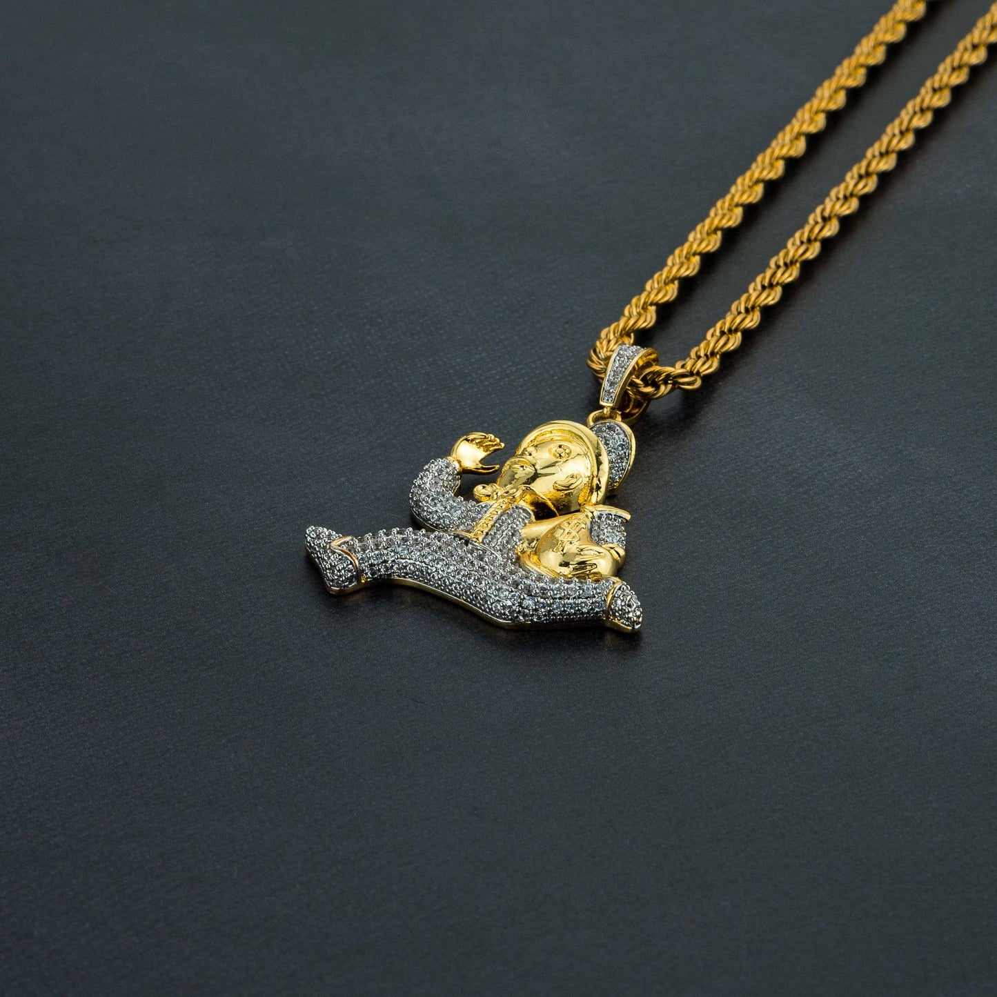Iced Money Dash Pendant