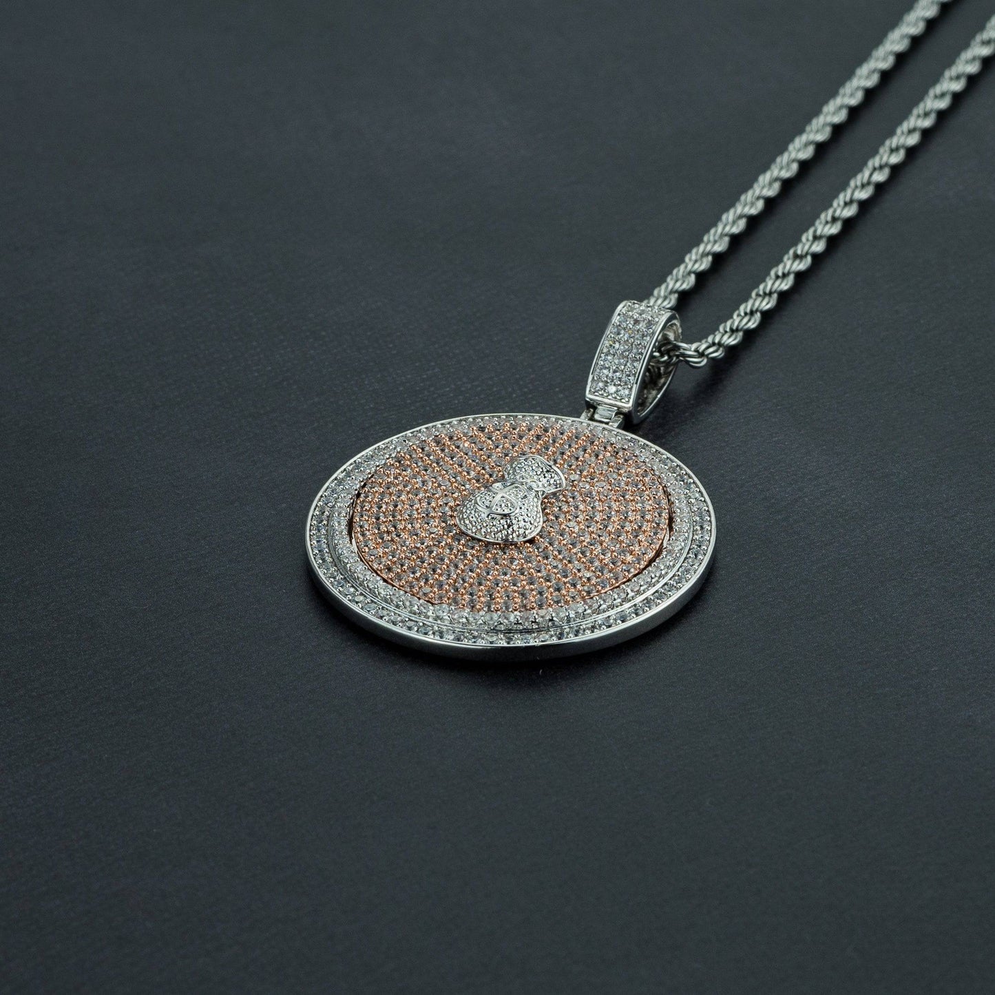 Spinning Money Bag Pendant