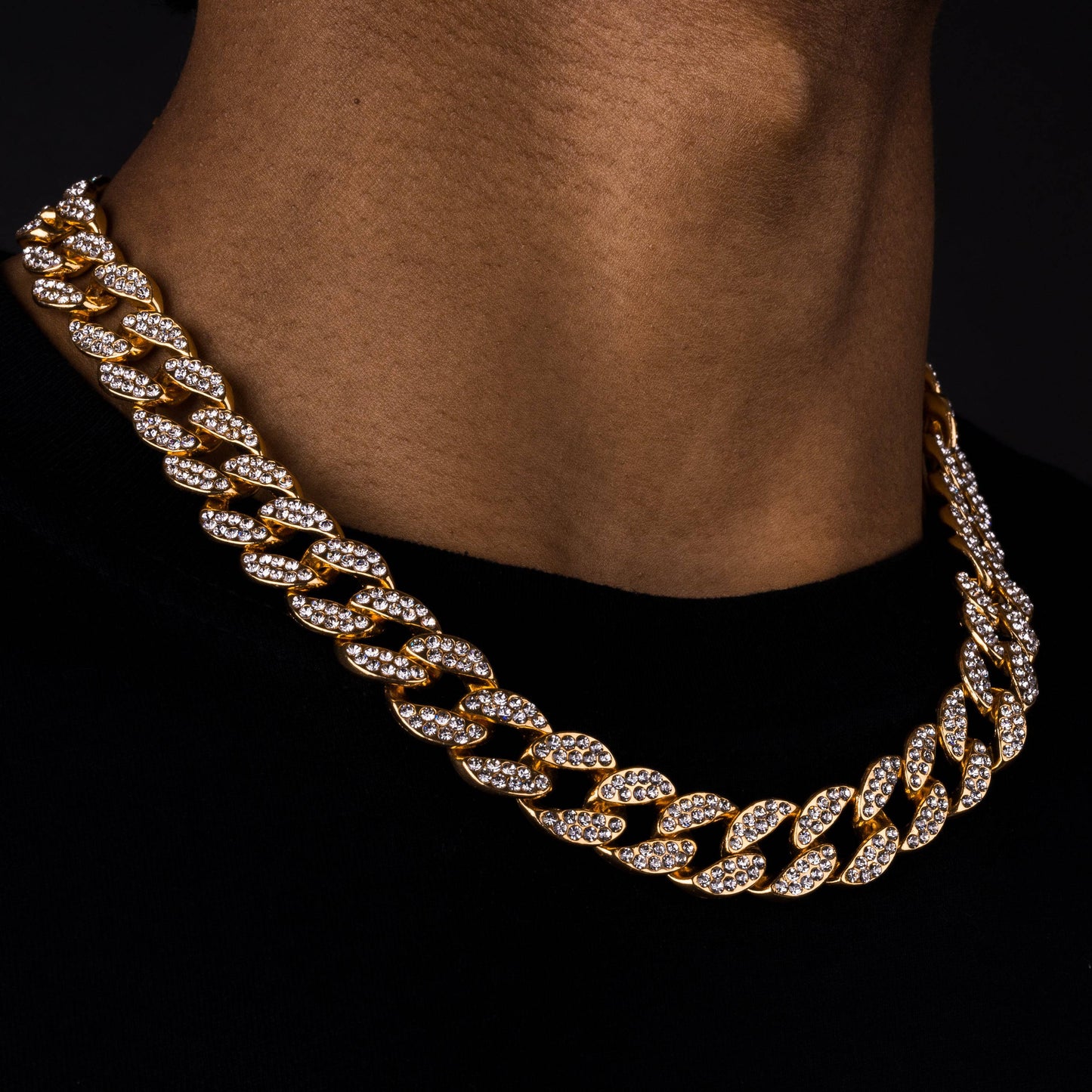 15mm Iced Cuban Chain