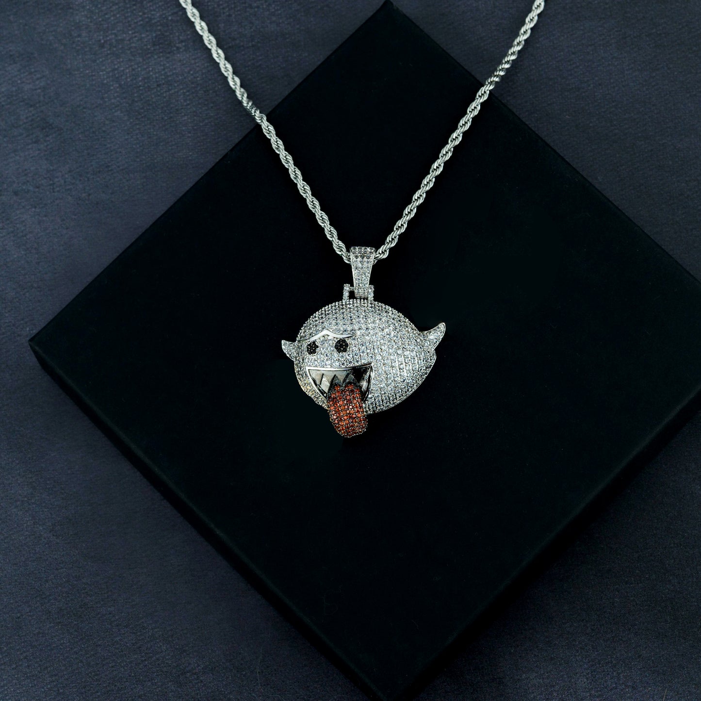Iced Ghost Pendant