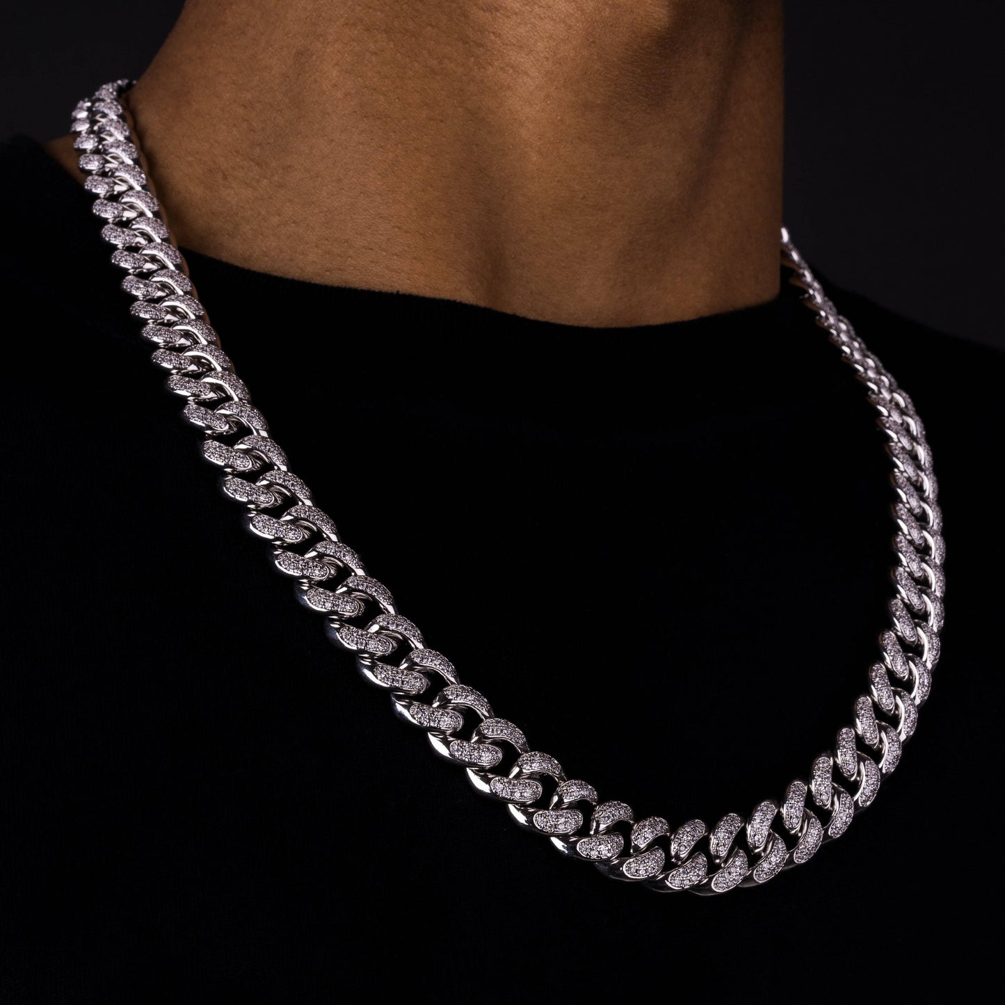 12mm Iced Cuban Chain