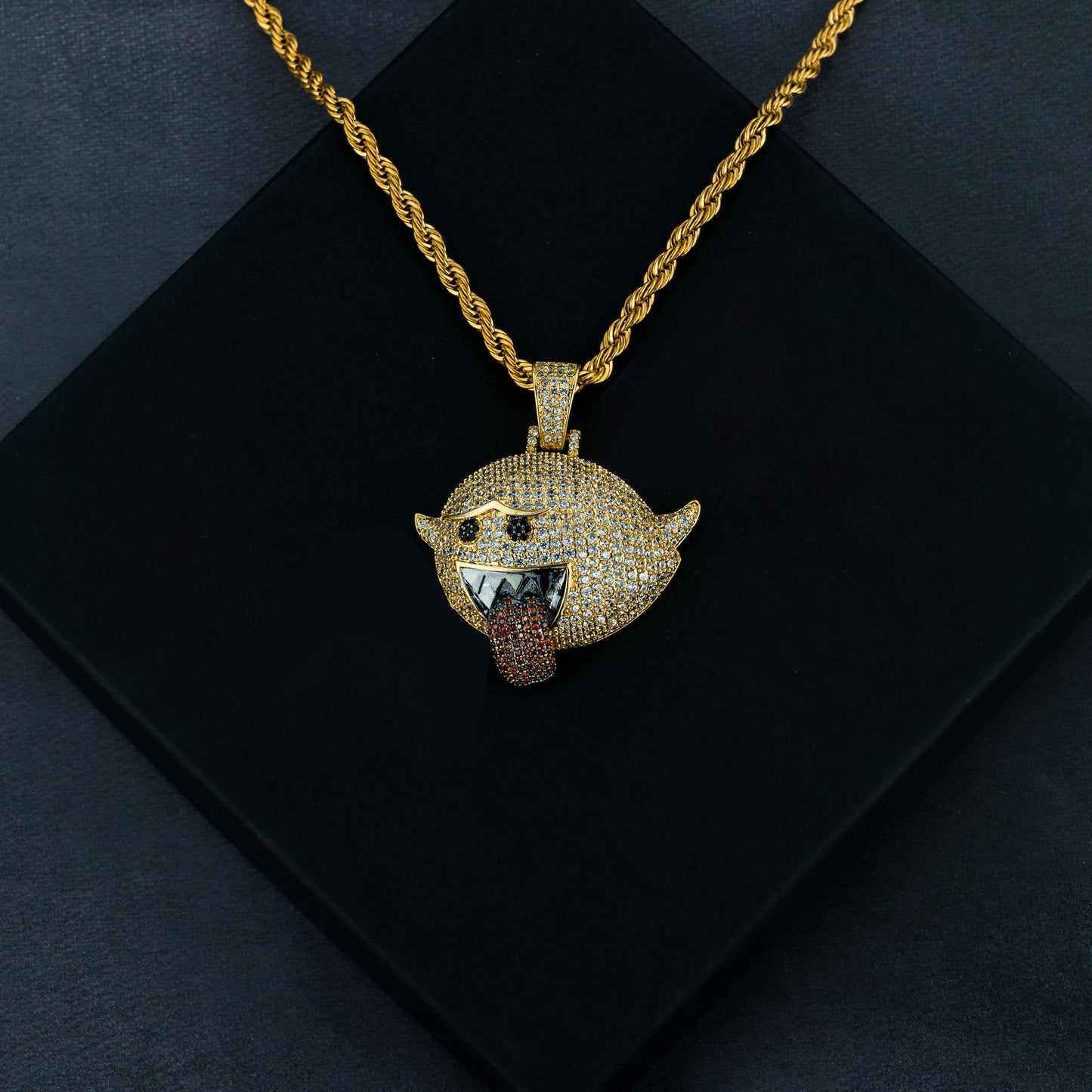 Iced Ghost Pendant