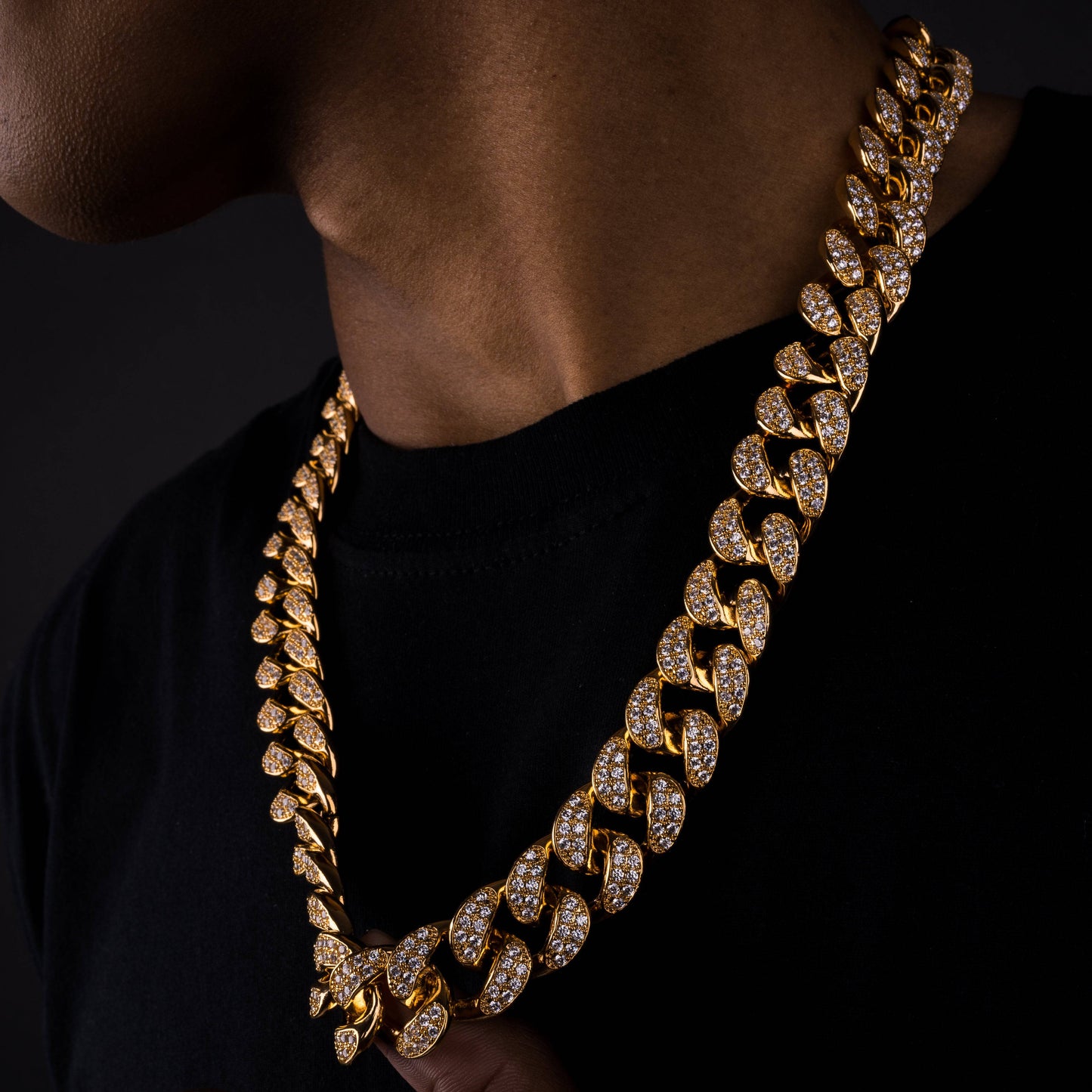 20mm Premium Iced Cuban Chain