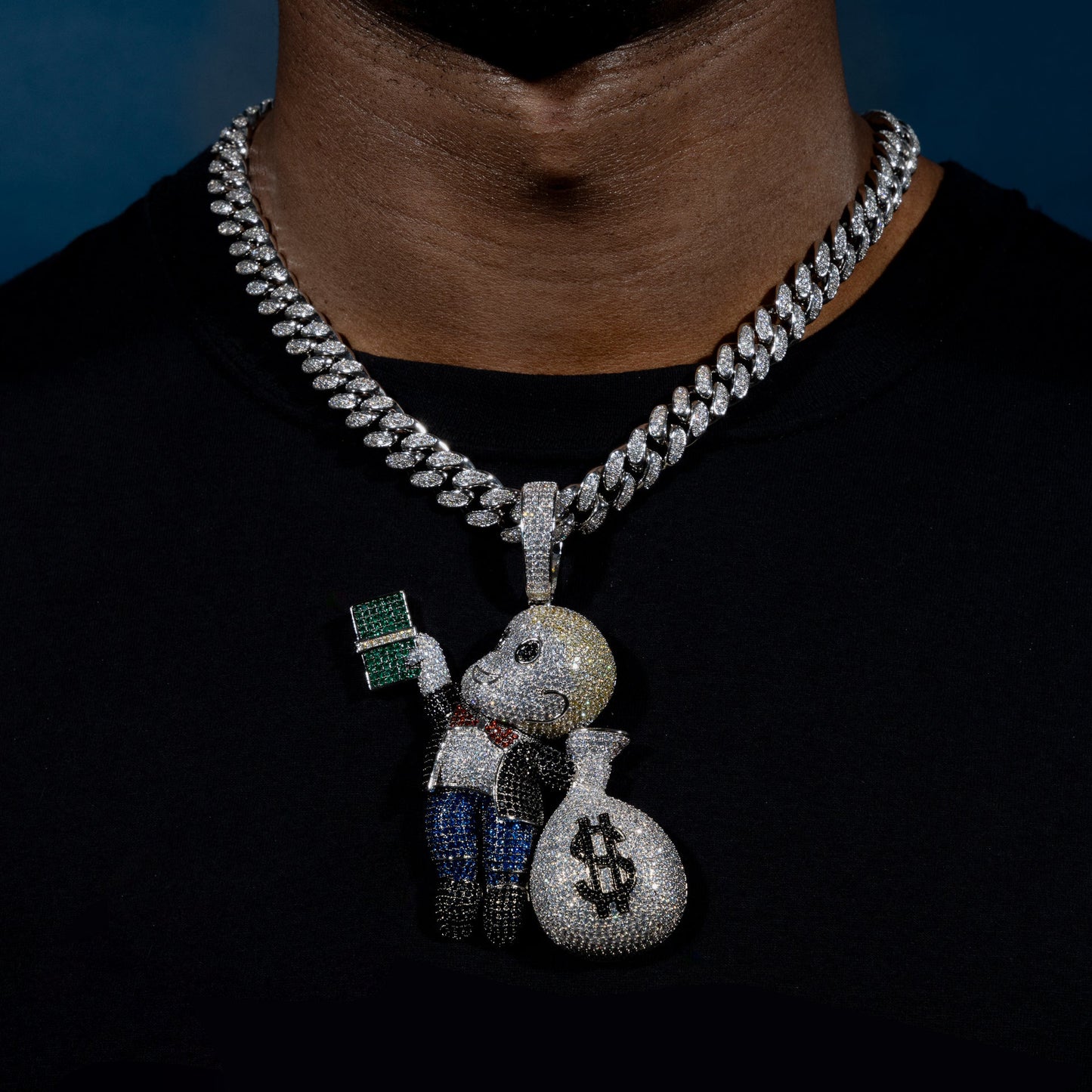MoneyBoy Iced Pendant