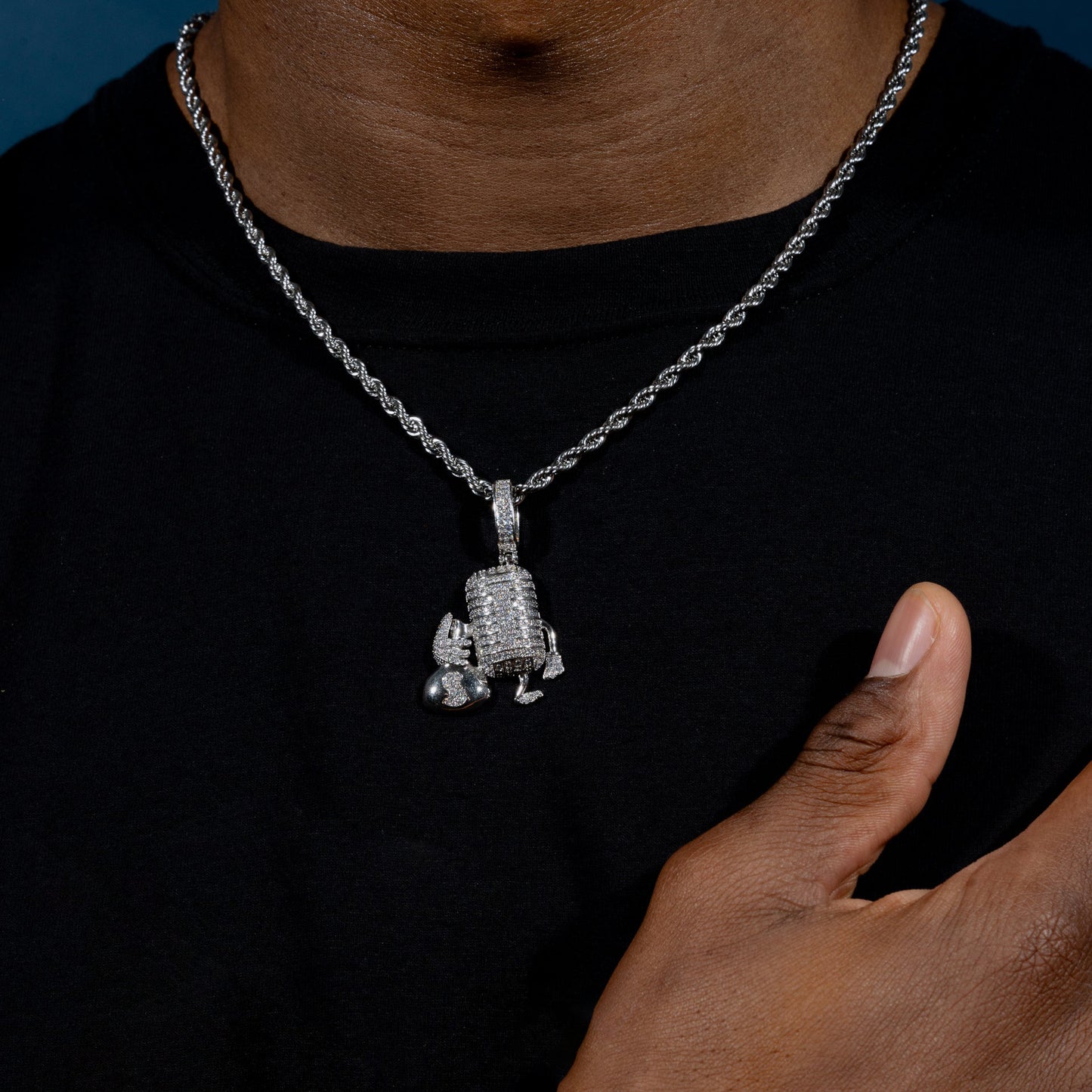 Mic Stacks Pendant