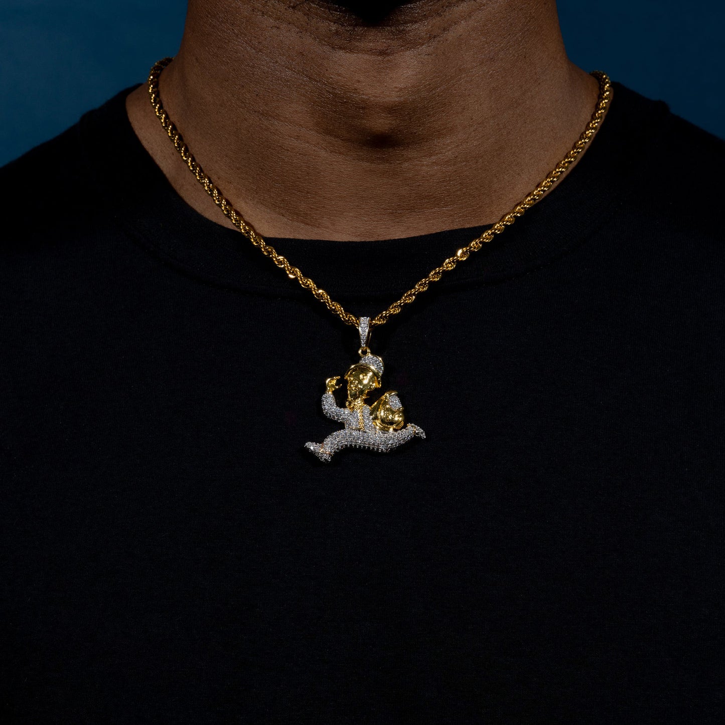 Iced Money Dash Pendant