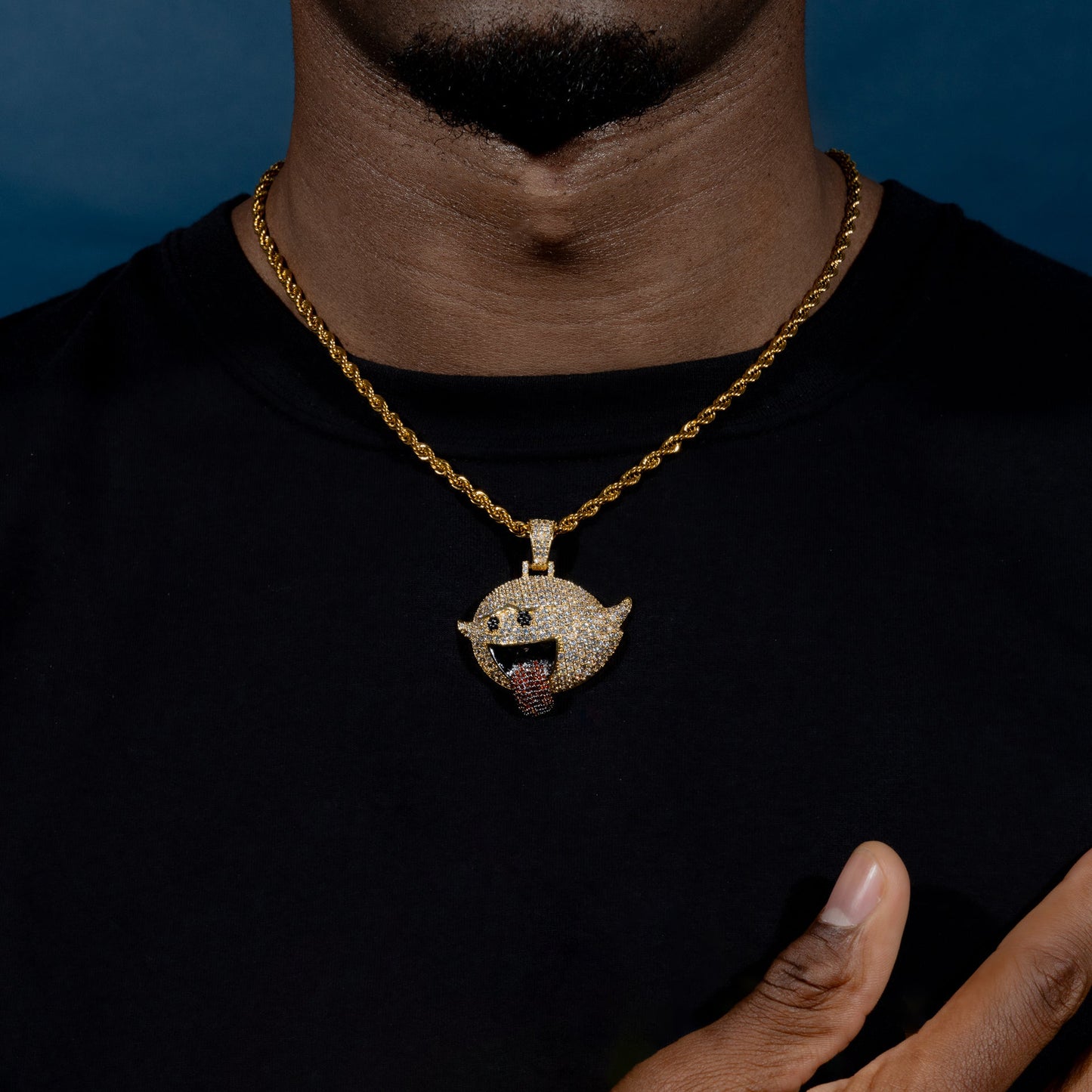 Iced Ghost Pendant