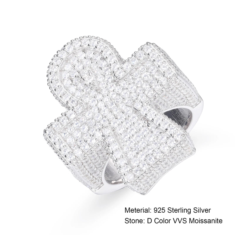 VVS Diamond Icy Crystal Cross Ring