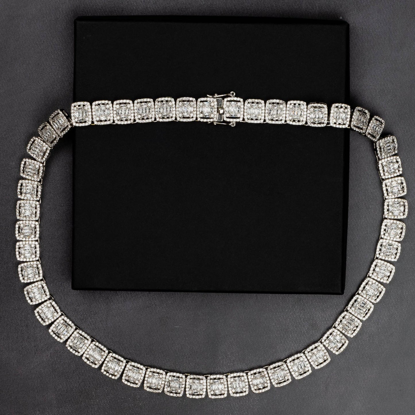 12mm Baguette Tennis Chain