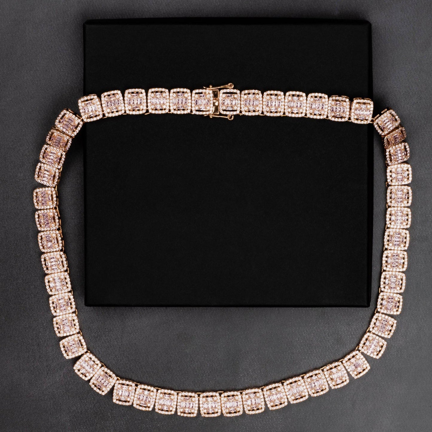 12mm Baguette Tennis Chain