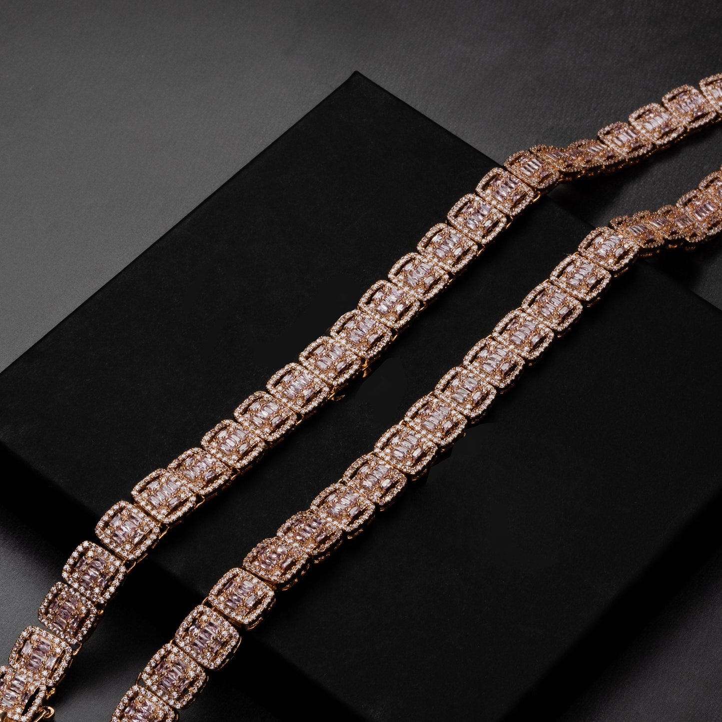 12mm Baguette Tennis Chain