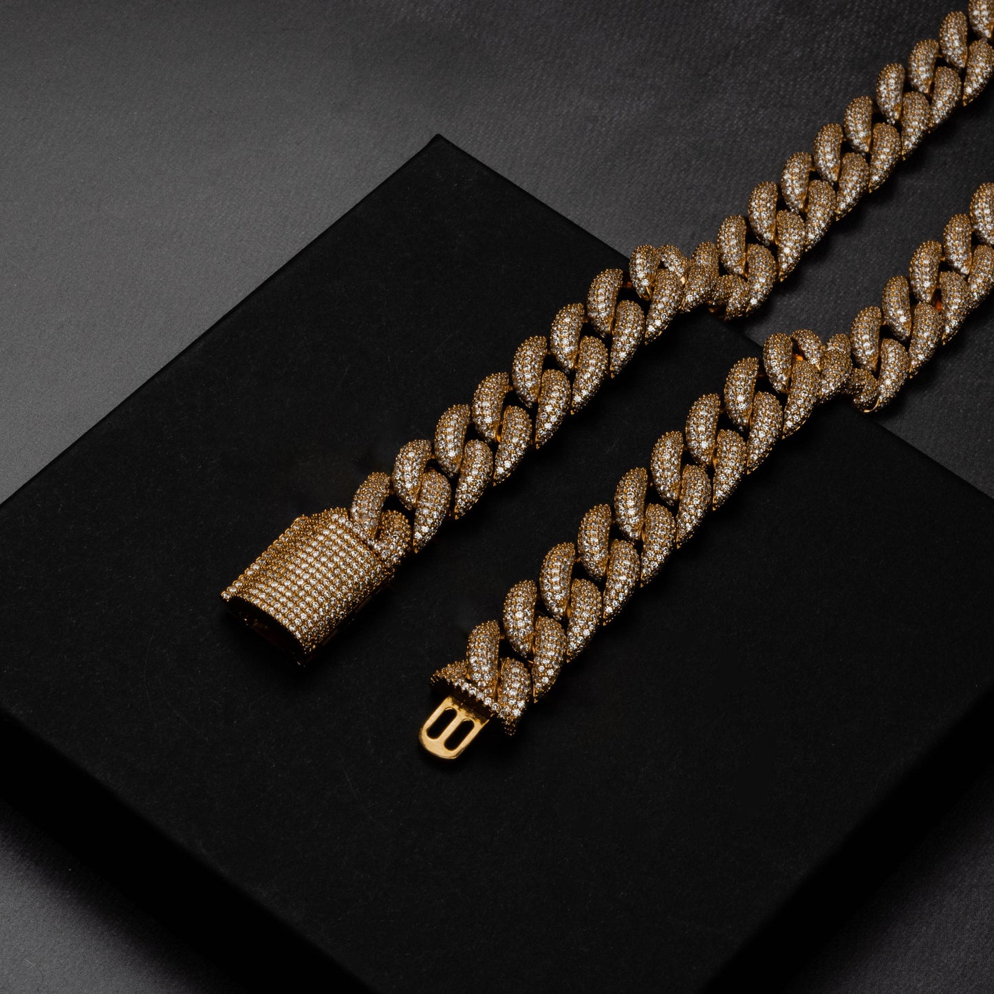12mm Iced Miami Cuban Chain
