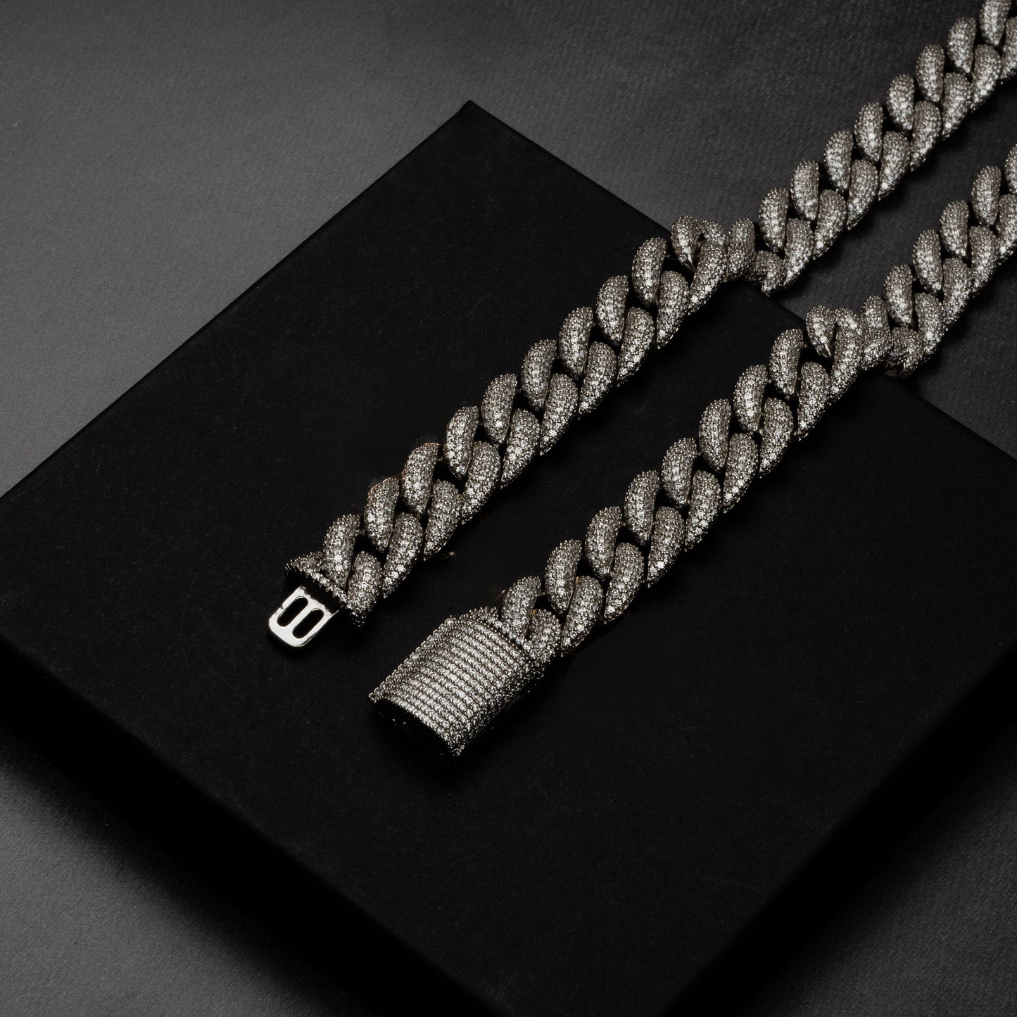 12mm Iced Miami Cuban Chain