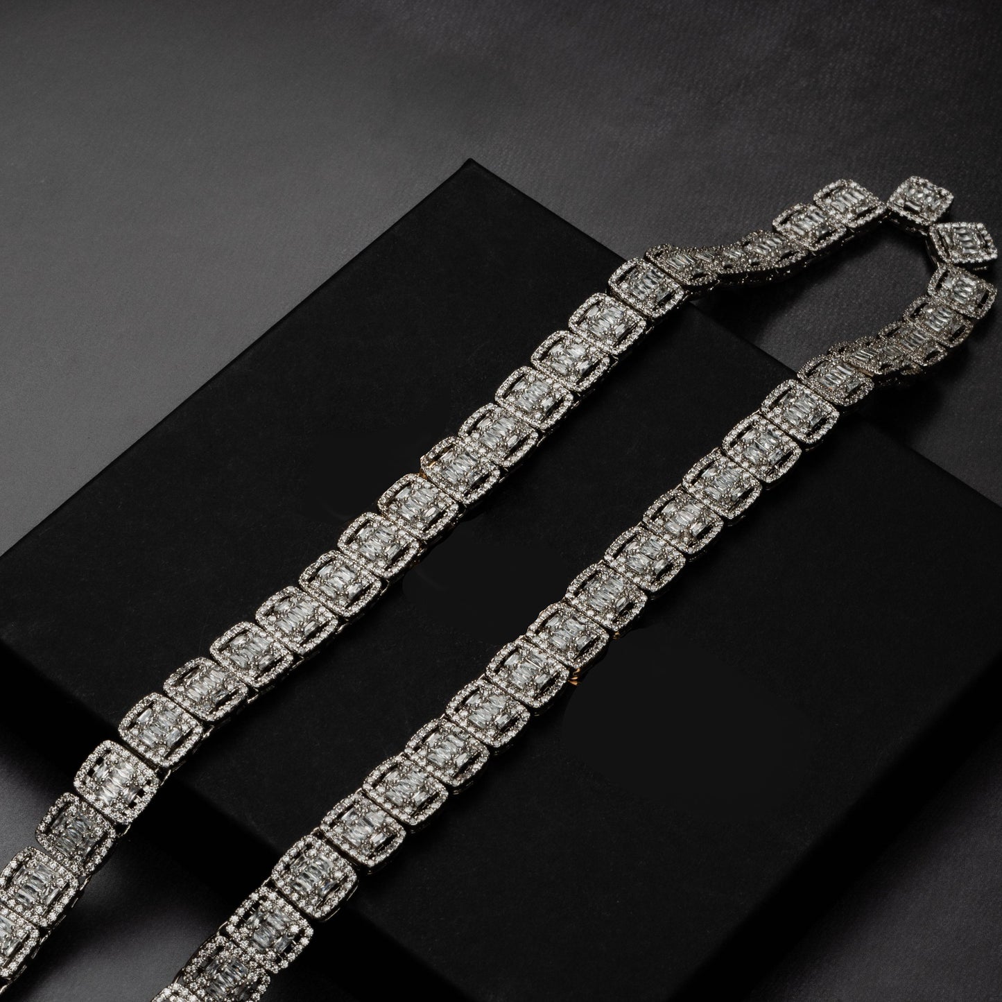 12mm Baguette Tennis Chain