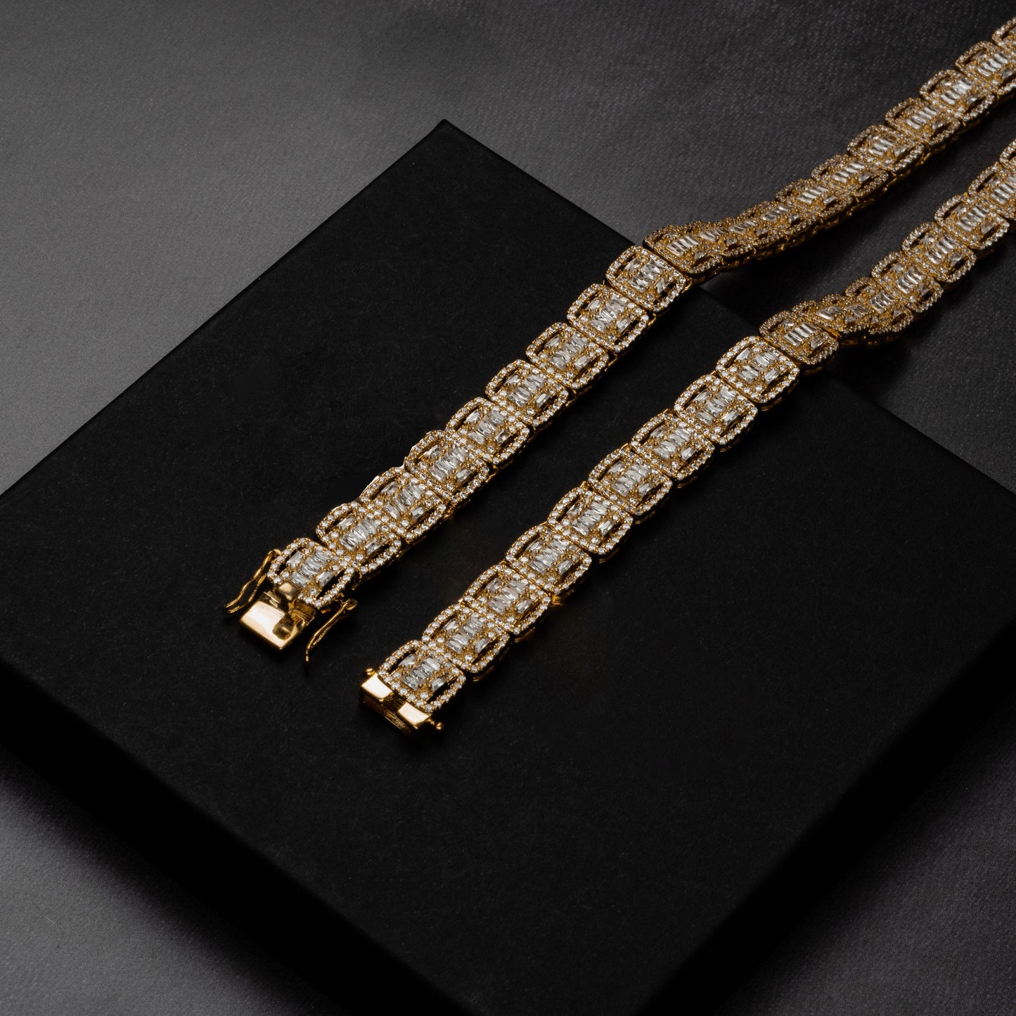 12mm Baguette Tennis Chain