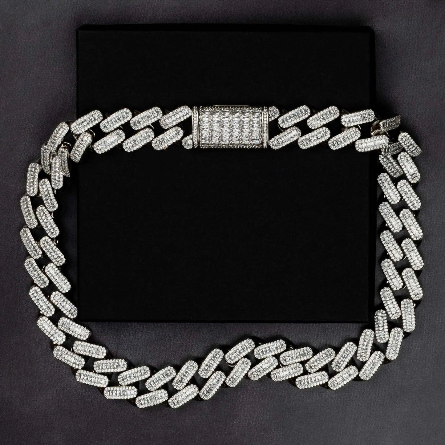 20mm Baguette Cuban Chain