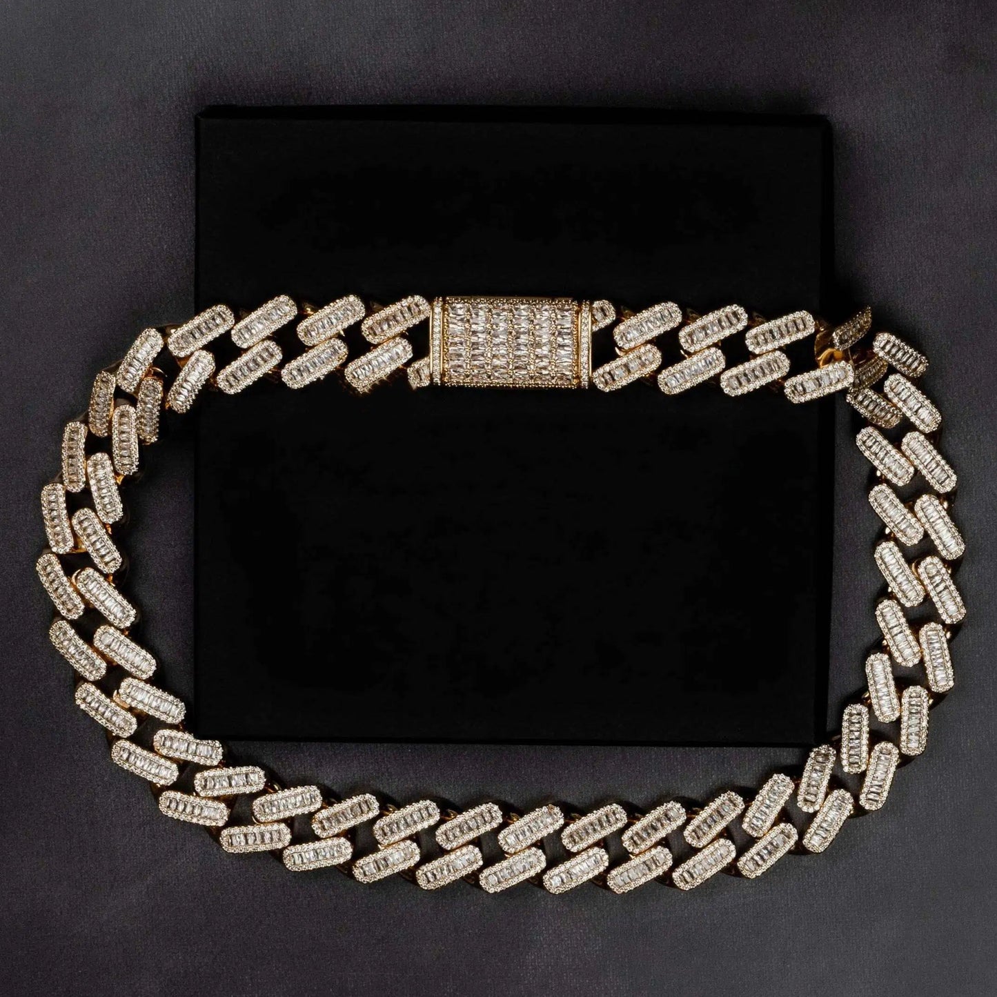 20mm Baguette Cuban Chain