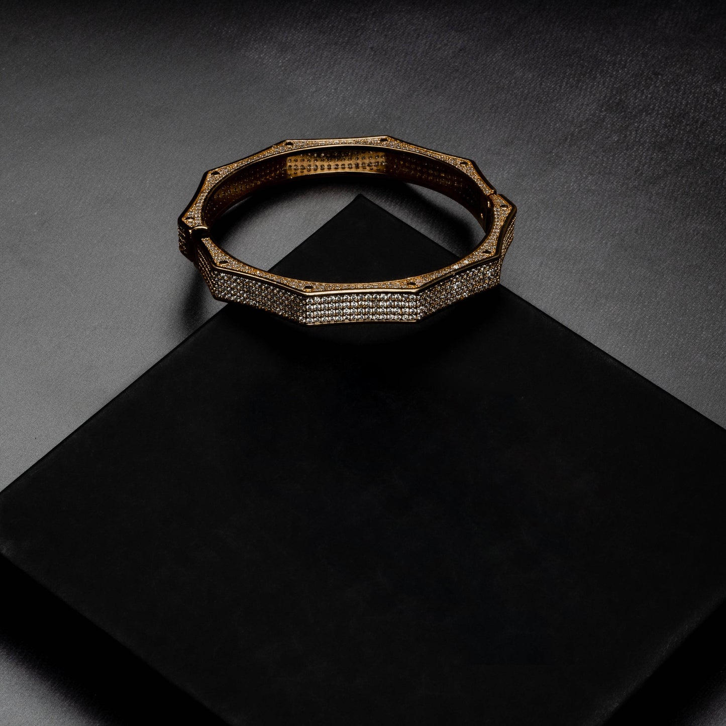 8mm Polygon Bangle Bracelet