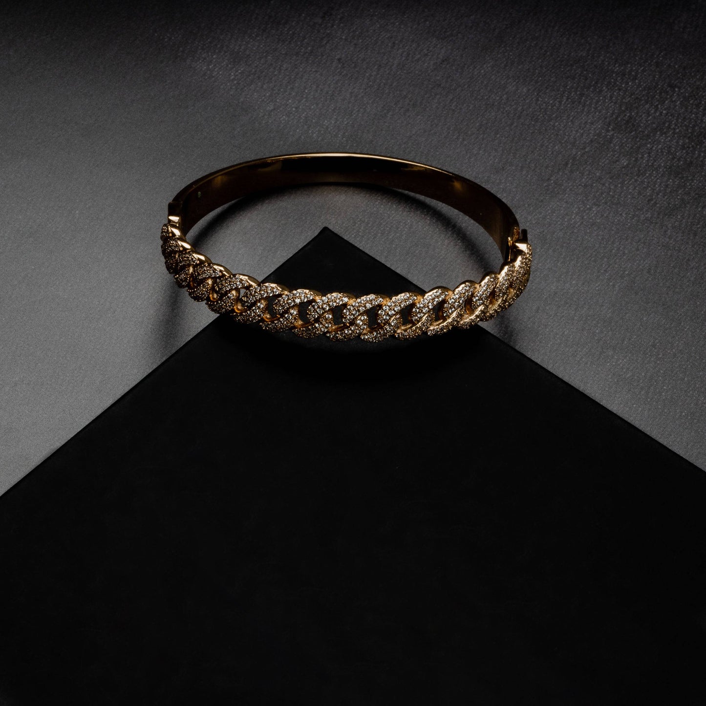 10mm Cuban Bangle Bracelet