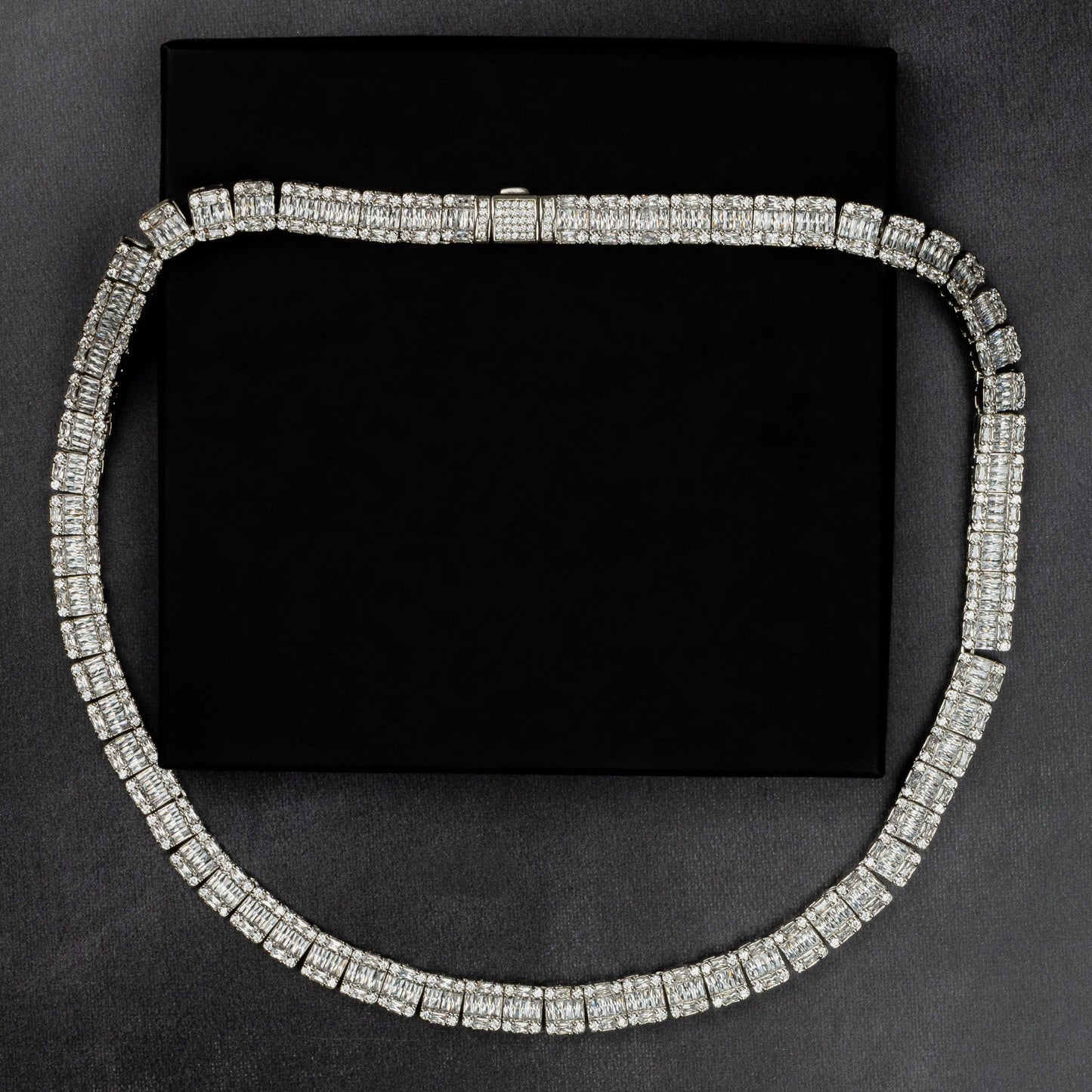 9mm Square Baguette Chain