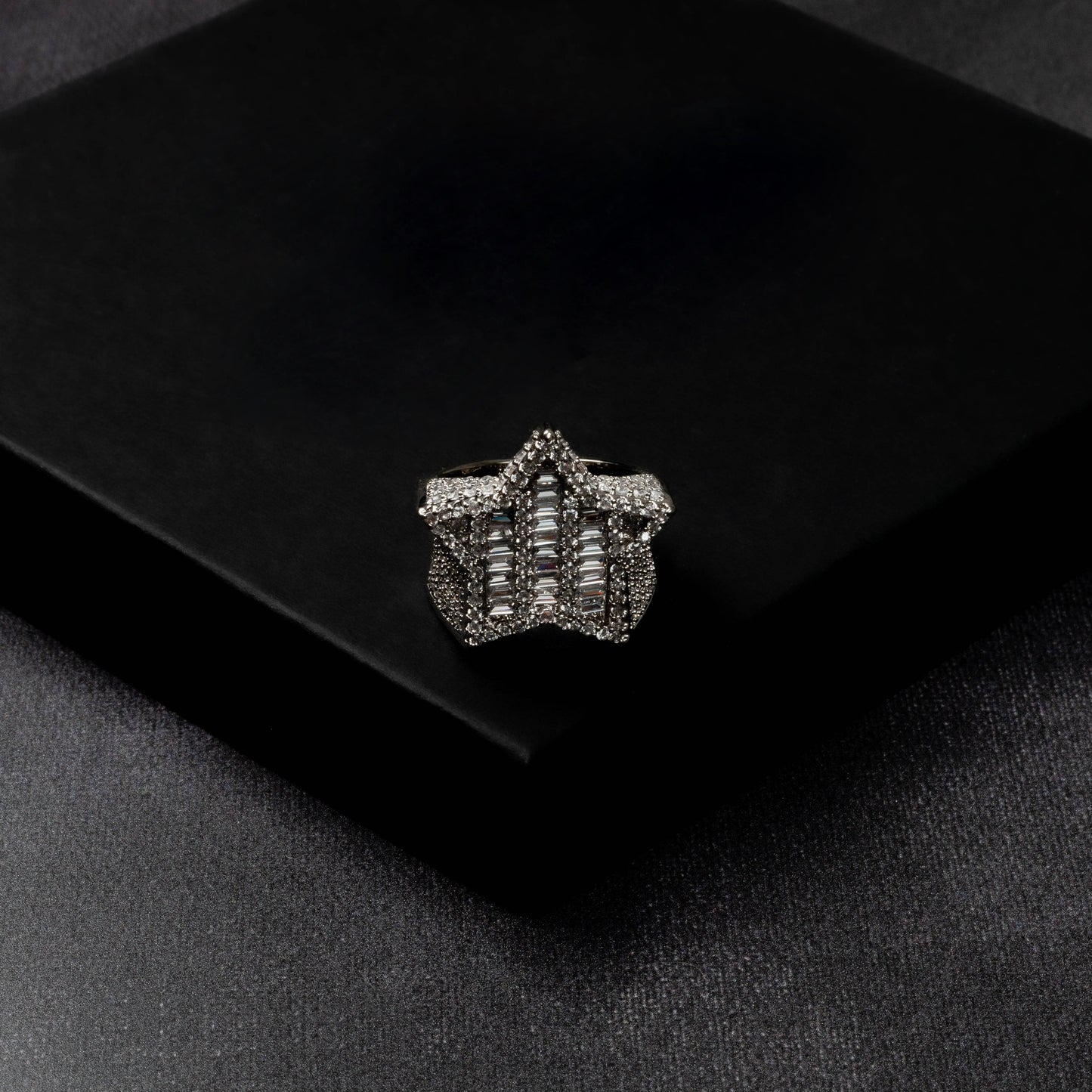 Iced Star Ring