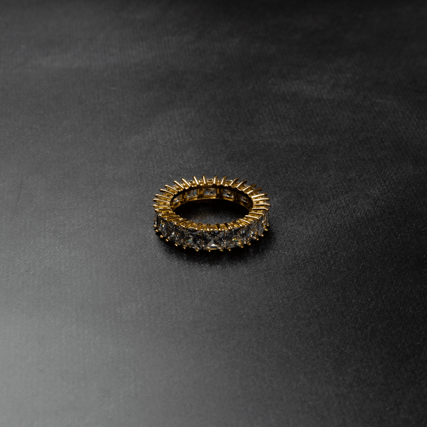 Iced Baguette Ring