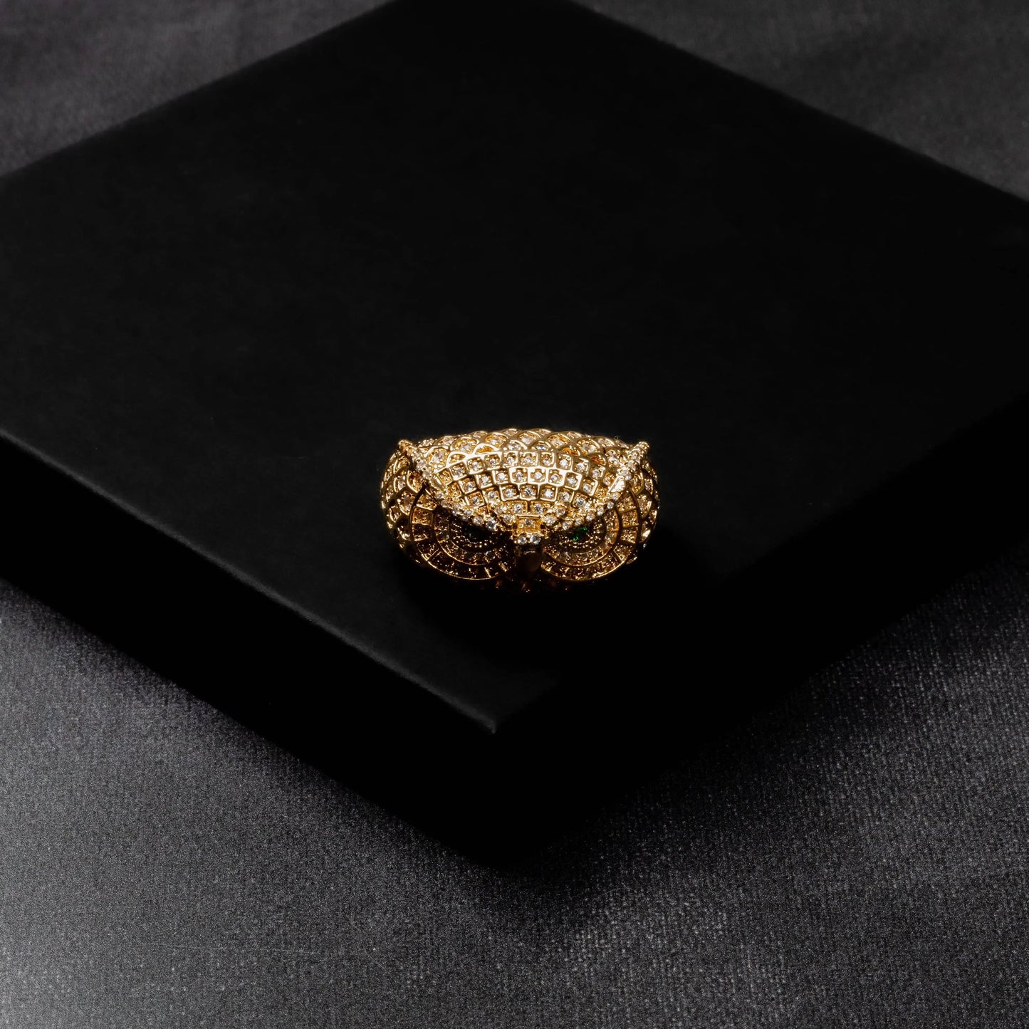 Iced Owl Ring
