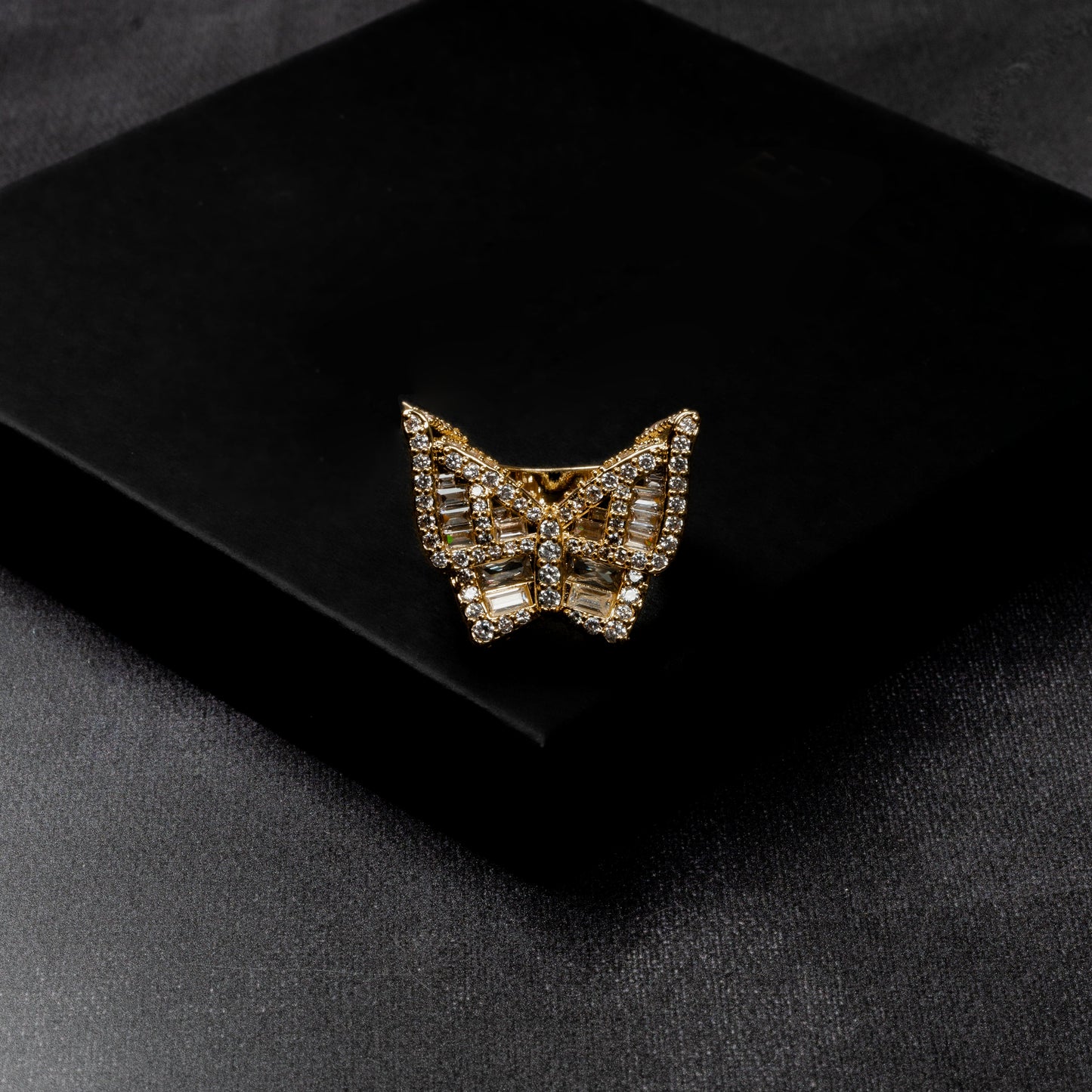 Iced Butterfly Ring