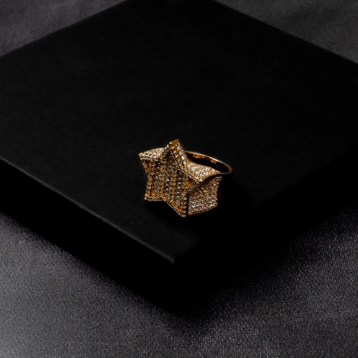 Iced Star Ring