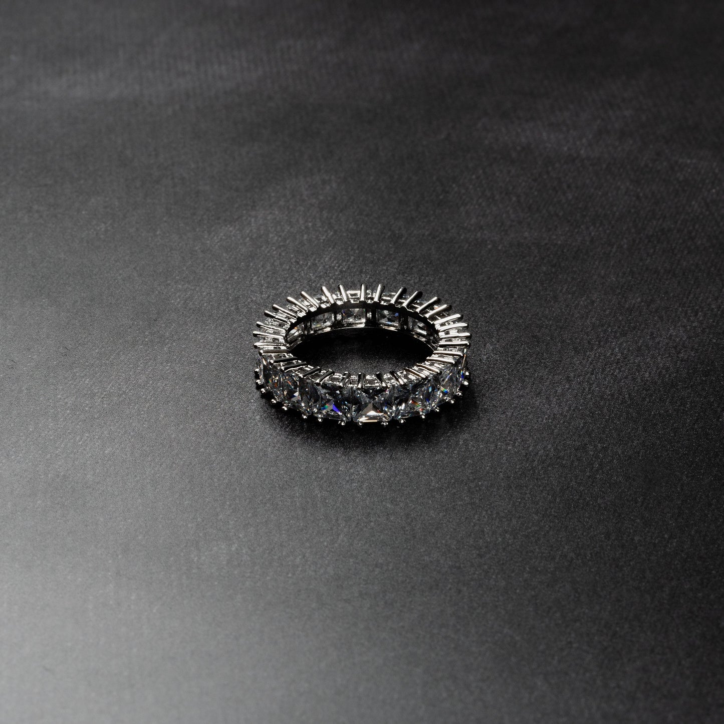 Iced Baguette Ring